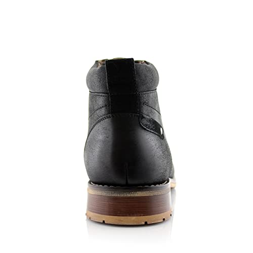 Image of Ferro Aldo Men's Ankle Boots | Lace-Up Cap Toe Chukka Style Dress Boot | Casual Fashion for Work