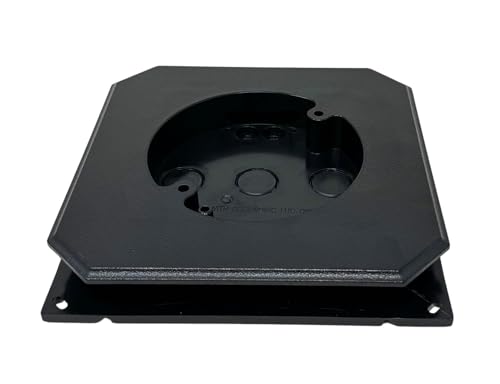 Imbaprice IMBA-8141F-2PK 8141F-2 (2-Pack) Black Color Non- Metallic Light Fixtures Siding Mounting Block thumb #1