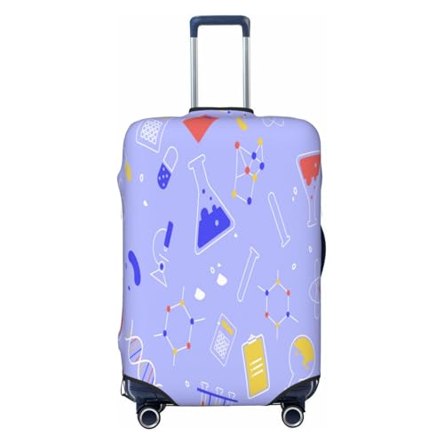 Science Education Luggage Cover for Suitcase, Suitcase Cover Protector Fit 18-21 Inch Luggage Travel Accessories, S