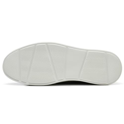 Image of Sneaker Shoes, Genuine Leather High-top Casual Chukka Dress Boots Khaki 9