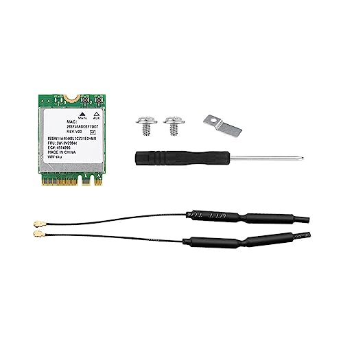 Carte WiFi pour Orange Pi 5 Plus WiFi 6 + BT5.2 Card2.4GHz & 5GHz Interface PCIe pour Carte sans Fil OPi5 Plus 1800Mbps