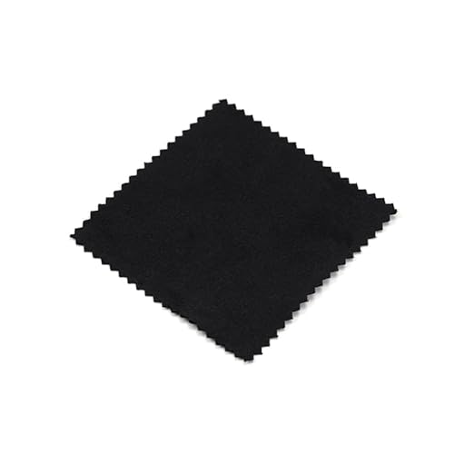 Jewelry Cleaning Cloth for Silver Gold Brass, Microfiber Polishing Cloth for Watches & Silverware, 100 Pcs 8cm x 8cm - Orevan