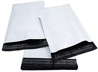 50 White Plastic Postal Mailing  Bags  - Quality Seal  Polythene  Self Seal Postage Post Mail  Bags  (170mm x 260mm)