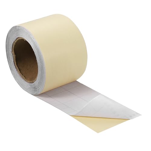 Image of uxcell Wood Grain Tape, 2 inch x33 Ft Self Adhesive Wood Grain Repair Patch for Baseboards, Doors, Floor Repair, Furniture Home Decor Beige Wood