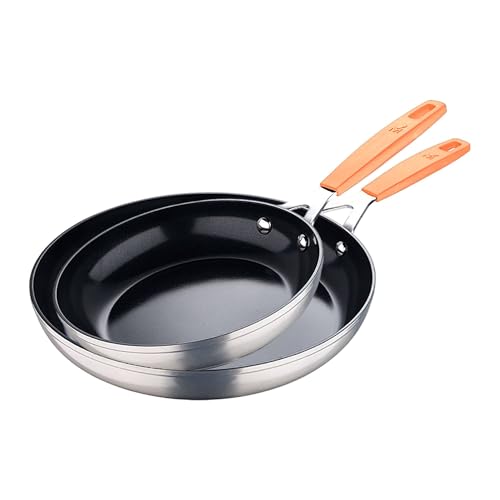 San Ignacio Compact - Juego de 2 Sartenes Ø16Ø28cm en aluminio forjado para inducción...