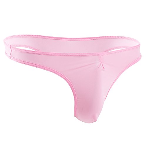 CHICTRY Men's Sexy Underwear Low Rise Sissy Pouch Bikini Briefs Thong Underpants2