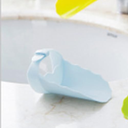 Image of Kids Faucet Extender, PP Material, Easy Installation, Kids Friendly Design, Designed for Kids, Faucet Extension (Blue)
