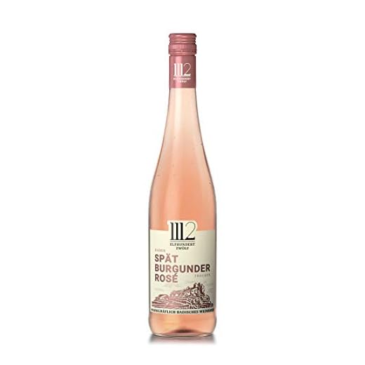 1112 Spätburgunder Rosé Trocken – Roséwein der Marke Elfhundertzwölf (1 x 0,75 l)
