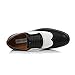 Ferro Aldo Men's Arthur Wingtip Oxford Dress Shoes | Classic Brogue & Two-Tone Spectator Styles |MFA139001D |in Black & White, Size 13