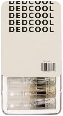 DedCool Sample Tin Luxury Fragrance Discovery Set | 6 Genderless Scents – Xtra Milk, Milk, Red Dakota, 01 Taunt, Madonna Lilly, 03 Blonde | Long Lasting, Vegan, Non-Toxic | Travel Size (Variety Pack)