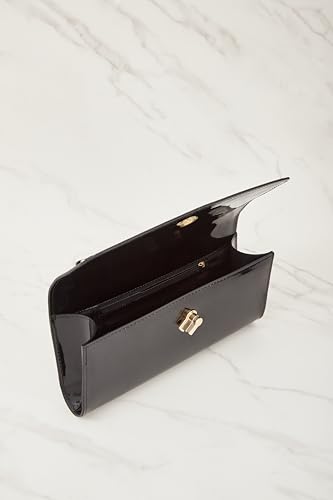 Image of BRYCTSISEN Women Metallic PU Leather Evening Clutch Purse Handbag Crossbody Shoulder Bag Square Box Bag Chic Handbag