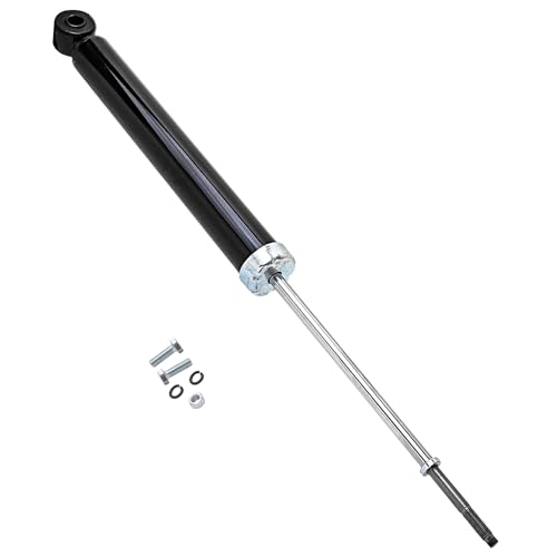Image of Detroit Axle - Rear 2pc Shock Absorbers for 01-06 Hyundai Santa Fe, 2 Shock Absorbers Assembly 2001 2002 2003 2004 2005 2006 Replacement