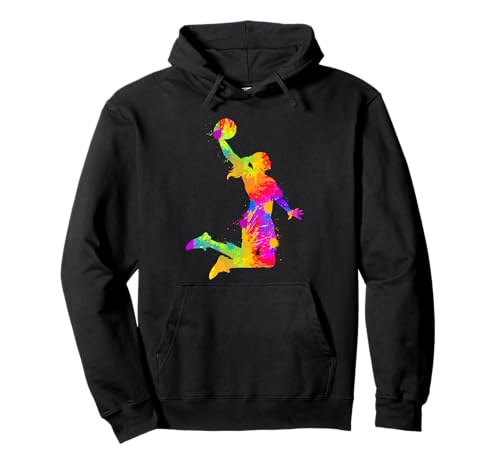 Basketballerin Basketball Mädchen Damen Kinder Pullover Hoodie Basketballerin Basketball Mädchen Damen Kinder Pullover Hoodie