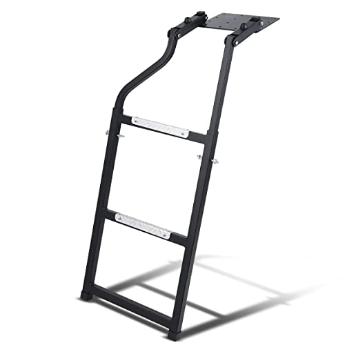 Dna Motoring PT-ZTL-8277 28 Inch-42 Inch Universal Foldable Steel Pickup Truck Extension Step Tailgate Ladder Fits Non Obstructed Tailgates cover