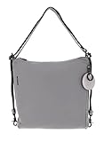 Doppelte Portabilität Mandarina Duck Schultertasche Grau (Pearl) Mellow Leather P10fzt72 36 x 33 x 12 (L x H x B)