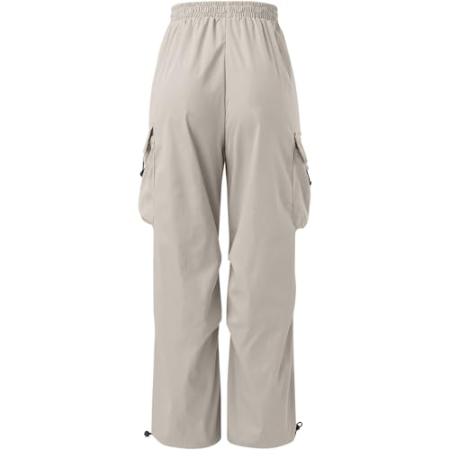 JEShifangjiusu Men's Baggy Cargo Pants Loose Fit Harem Joggers Trendy Casual Parachute Pant with Pockets for Streetwear4