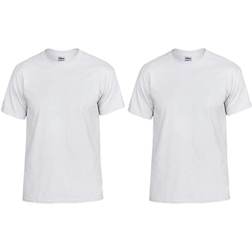 Image of 5.6 oz. 50 /50 T-Shirt (G800) Safety Green, 5XL