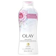 Olay Bodywash Fresh Outlast Rose Water & Sweet Nectar, 650 mL