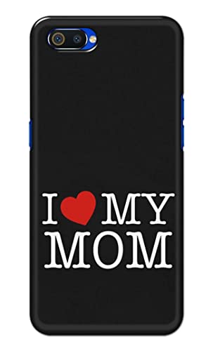 Image of PRINTFIDAA I Love My Mom Hard Back Cover for Realme C2 / Oppo A1K, RMX1941, CPH1923 Back Cover -(P6) KAT1006
