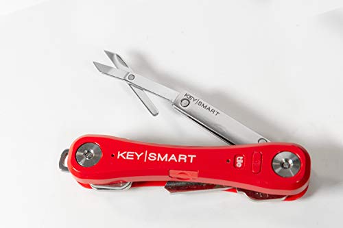KeySmart NanoScissors - Mini Portable Foldable Keychain Scissors