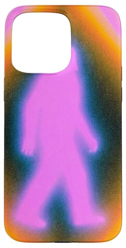 Retro Bigfoot Aura Psychedelic Rainbow Squatch Cryptozoology �X�}�z�P�[�X iPhone 15 Pro Max �p