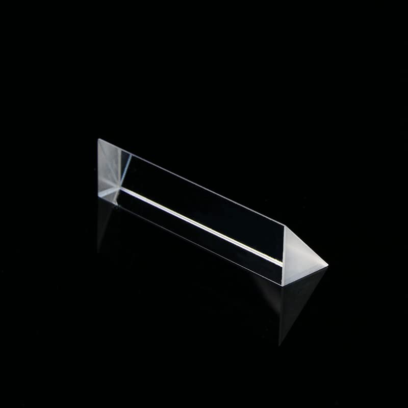 Generic Anhthushop Optical Prism Glass Spectroscope Material H-K9L with Clear Aperture 90% Optical Glass Triangular Prism for
