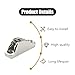 Suwzuqn 1 Pack Boat Rope Clam Cleat Sturdy 316 Stainless Steel Rope Cleat for Kayak