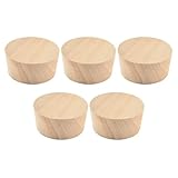 ポプラウッドバーボンワインバレル樽栓-ワイン作り、ワインの毎日の保管、醸造者、ワイン愛好家、蒸留器に最適 (2インチ、5個)