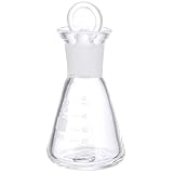 Verrerie transparente – fabriquée en verre épais et solide, elle offre une sensation agréable au toucher, est réutilisable et de qualité, et ne se casse pas facilement ; flacon erlenmeyer en borosilicate