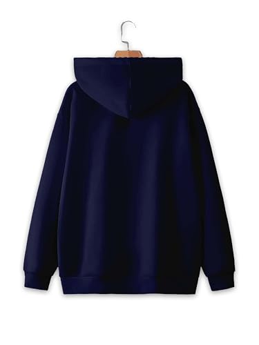 Image of Mack Jonney Solid Hooded Cotton Fleece Sweatshirt for WOMEN-VMACK639218