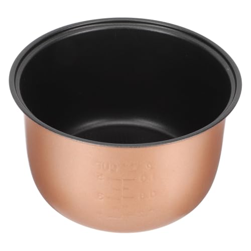 BESTonZON Rice Cooker Inner Pot Substitute 2L Non-Stick Aluminium Alloy Lid with Measurement Indicators for Culinary Use