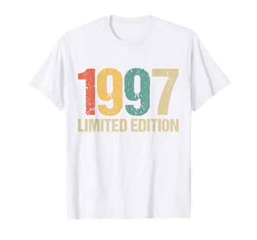 25 cumpleaños mujer hombre 25 años 1997 divertido regalo Camiseta