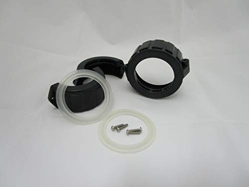 (2) 2" Spa Hot Tub Heater Split Nut Union O-Ring Hot Tub Heater Gasket Balboa Gasket Gecko Waterway 711-4030 (Actual Size 3 Inch)(NOT for Inflatable Hot Tubs) Hot Tub Parts 0121108020 Hot Tub Gaskets
