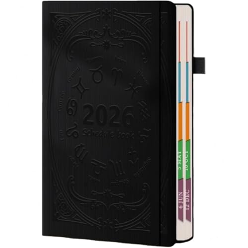 �蒠2026 �E�B�[�N���[ �V�X�e�� a5 2026 1���n�܂�� A5 �X�P�W���[���� 300�� 400�y�[�W ���L�� �r�W�l�X �v�����i�[ �m�[�g�_�C�A���[ 4�v���� �}���X���[ A5�T�C�Y (�u���b�N)