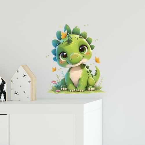 Vinilo decorativo de dinosaurio infantil desmontable resistente al agua miniatura 2