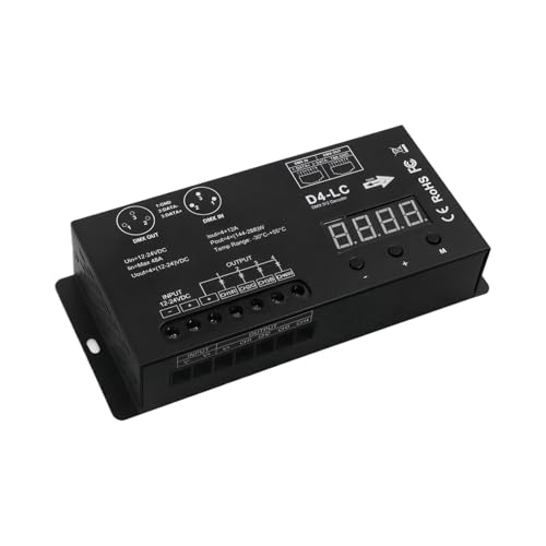 Décodeur de lumière 5-Channel RGBWW Light D5 haute précision DC12V-24V