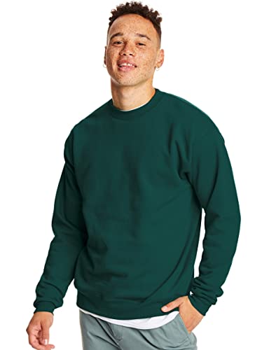 Hanes forest green sweatshirt Clearance