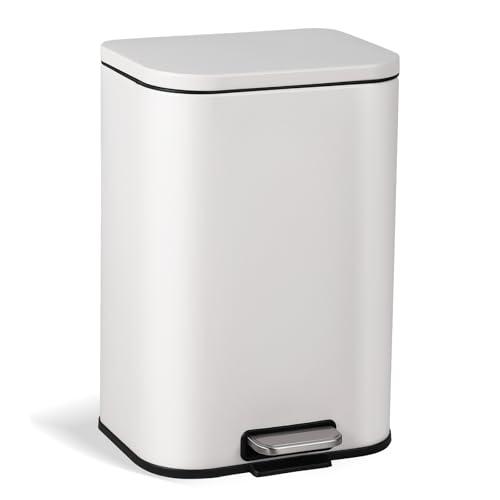 Caneca de basura rectangular de acero inoxidable 3.2 gal