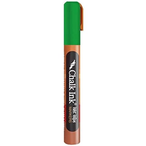 Chalk Ink Wet Wipe Marker, 6 mm, Astroturf Green Cover