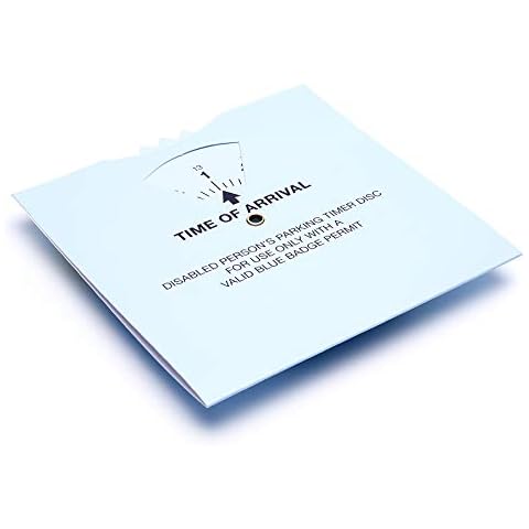 Blue Badge Company Parking Clock Timer Disc for Disabled Parking Permit Cover Cover