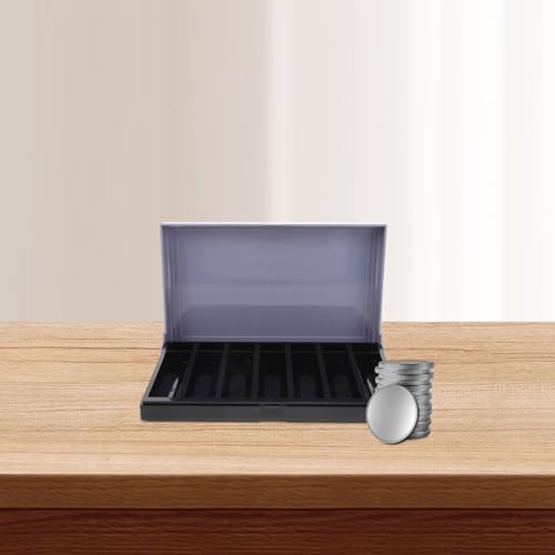 Organizador de Monedas Multiusos Color Gris de Plástico miniatura 5