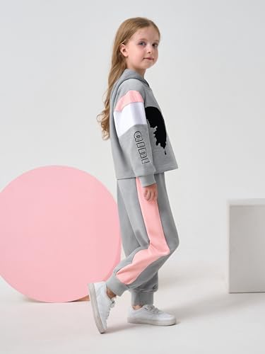 Image of Axumity Toddler Baby Girls Clothes Long-sleeve Tie Dye Hoodie Sweatshirt Pants Hooded Outfit Set