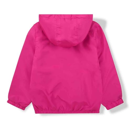 Image of SUNDAY ROSE Girls Windbreaker Jackets Lightweight Water Resistant Coat Outwear with Hooded for Kids