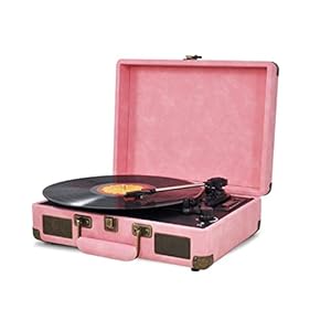 Iubgfto Gramofon Bezprzewodowy z Wbudowanymi Głośnikami