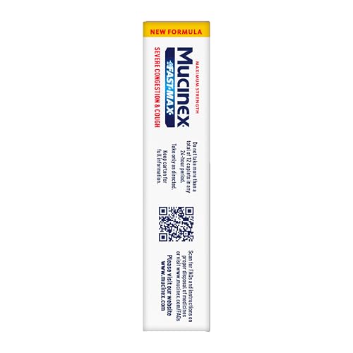 Mucinex Fast-Max Maximum Strength Severe Congestion & Cough Caplets, 20ct