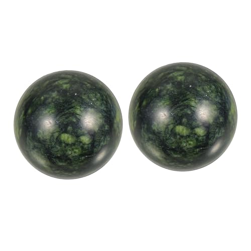 KOMBIUDA 2pcs Fitness Tool Smooth Circular Massage Balls for Hand Foot for Health Care Random