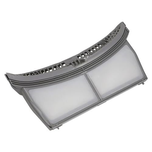 SPARES2GO Fluff Filter Lint Screen compatible with Beko Tumble Dryer (Grey)