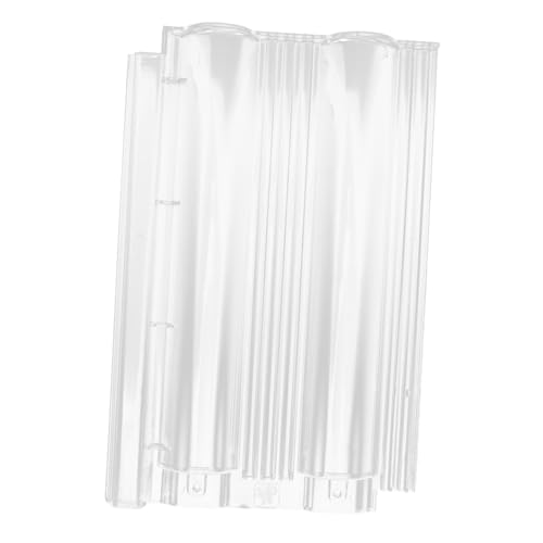 Veemoon Panneaux De Toiture Pour Serre Panneaux De Verre Transparent Pour Toiture Ondulée Pour Serre