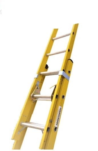BKR 2 Section Compact Extension Aluminum Step Ladder, 330-Pound Capacity (1.5 mtr)