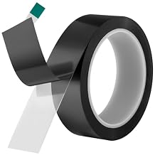 Blackout Tape 1.2 Inch x 85 Ft - Total Light Blocking Tape for Windows, Bedroom Privacy, LED Light Seal - Easy Tear Tab, Reusable
